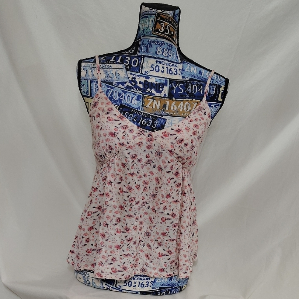 Volcom Pink Floral Camisole